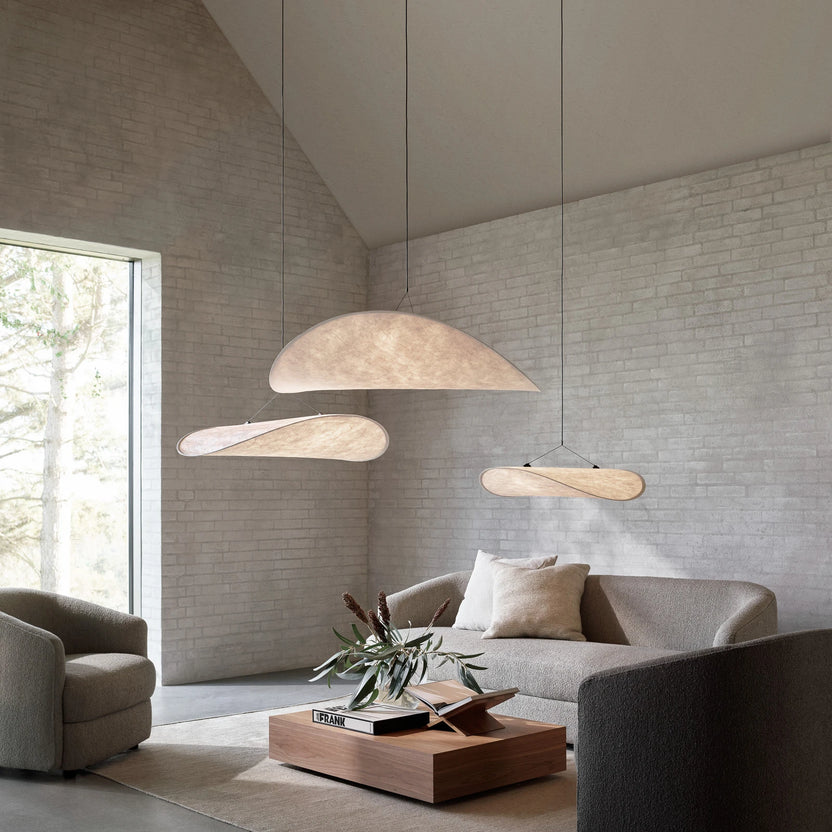 Suspension Japandi LED Dimmable Légère Équilibre | Hikariya