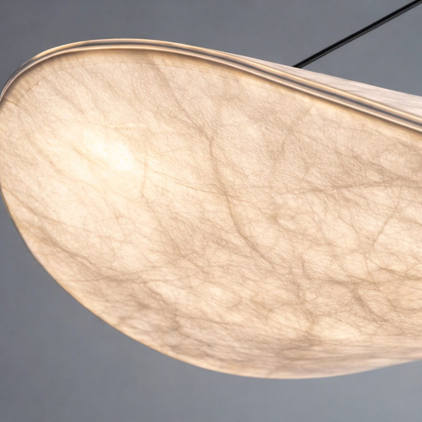 Suspension Japandi LED Dimmable Légère Équilibre | Hikariya