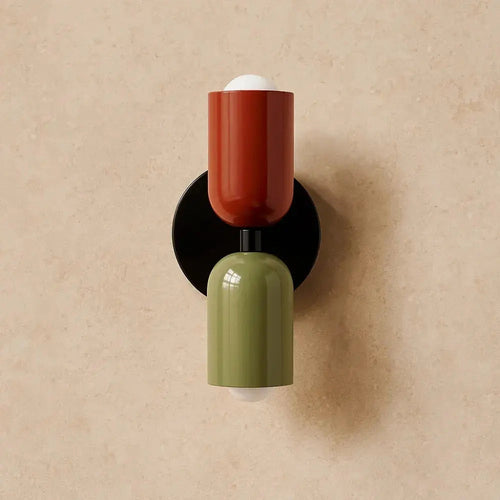 Applique murale colorée macaron nordique cylindrique - Luméo vue principale