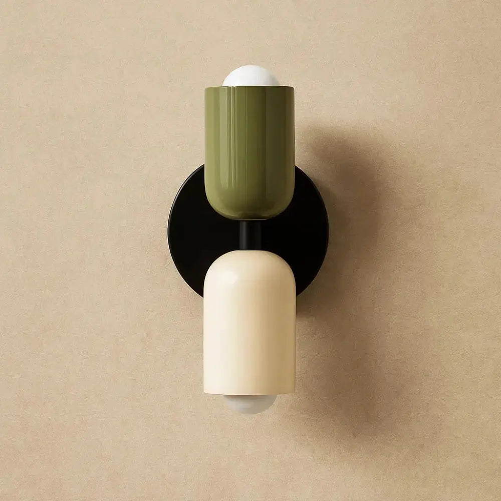 Applique murale macaron contemporain éclairage d'appoint salon