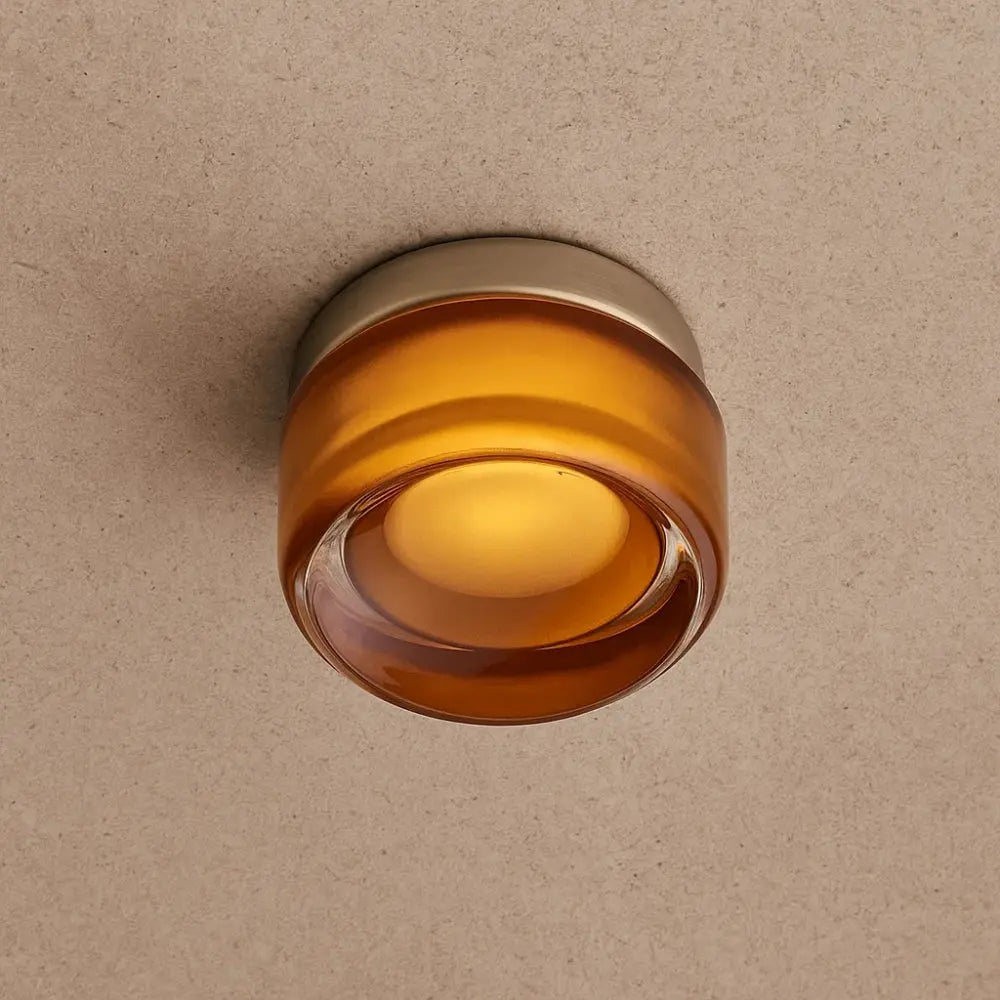 Celiora applique verre circulaire éclairage LED économique - ambiance chambre