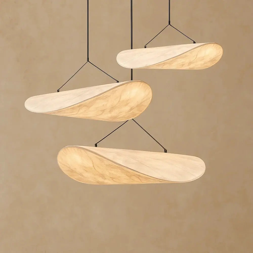 Suspension Japandi LED Dimmable Légère Équilibre | Hikariya