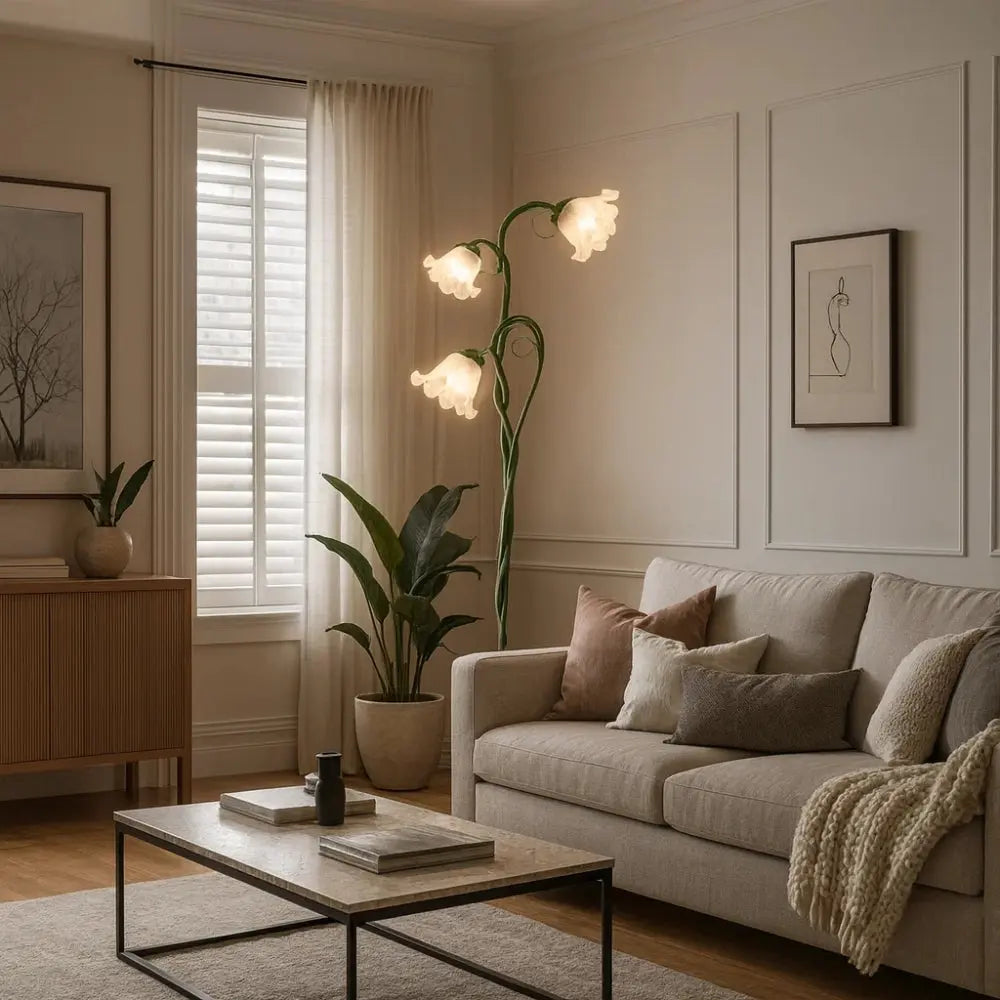 Lampadaire Fleur - Bouquet Calla Lumineux | Florélys