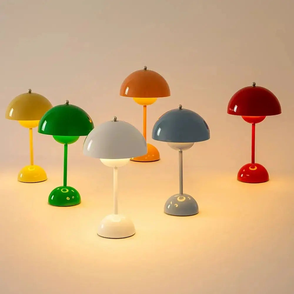 Lampe Champignon Vintage Rechargeable LED Réglable | Retrovia