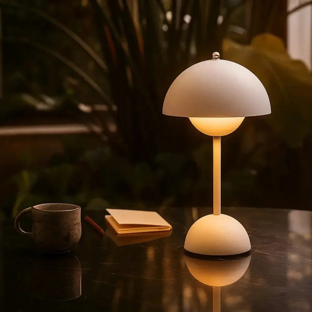 Lampe Champignon Vintage Rechargeable LED Réglable | Retrovia