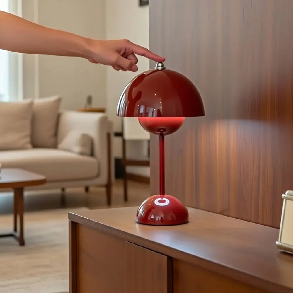 Lampe Champignon Vintage Rechargeable LED Réglable | Retrovia