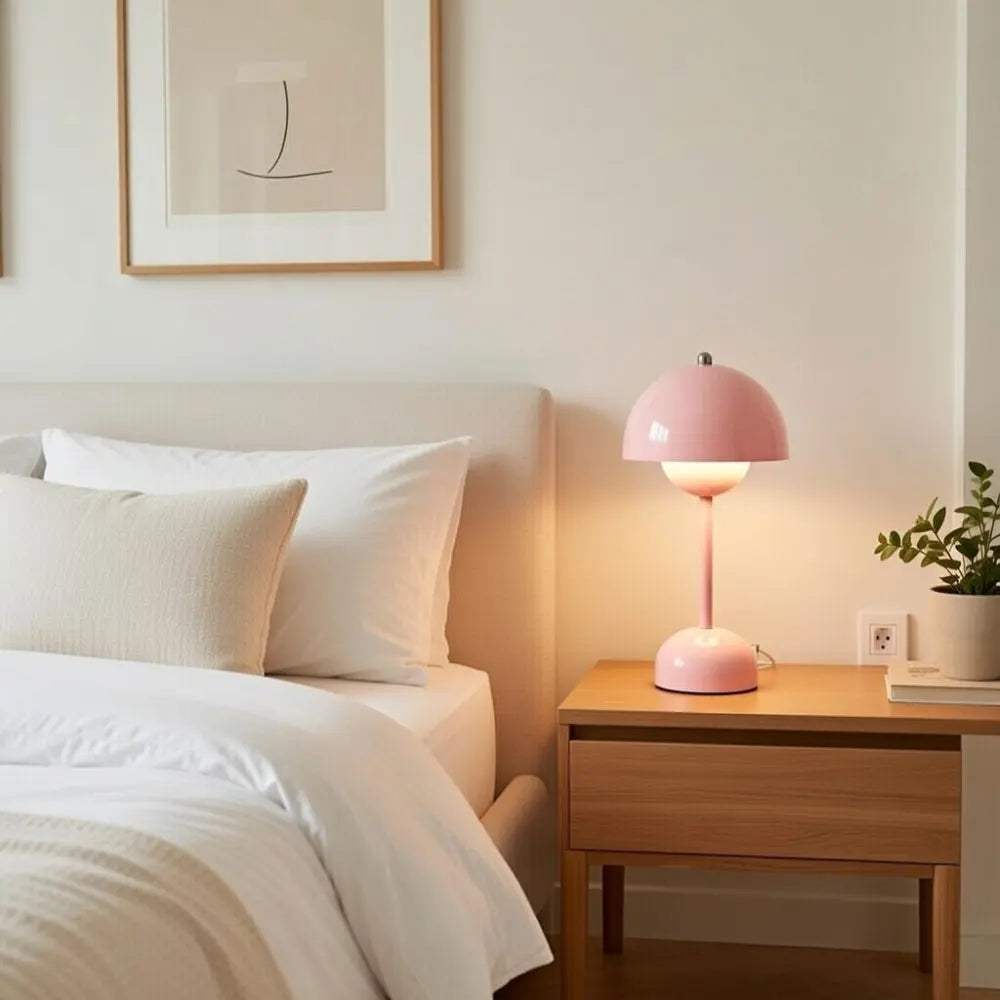 Lampe Champignon Vintage Rechargeable LED Réglable | Retrovia