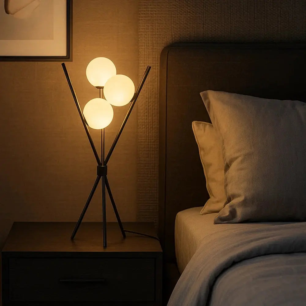 Lampe sur Pied ou de Chevet Design Sculptural LED | Triadys