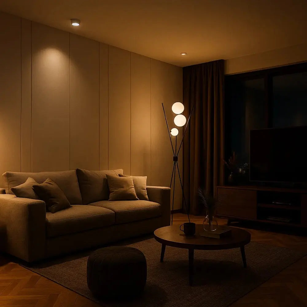 Lampe sur Pied ou de Chevet Design Sculptural LED | Triadys