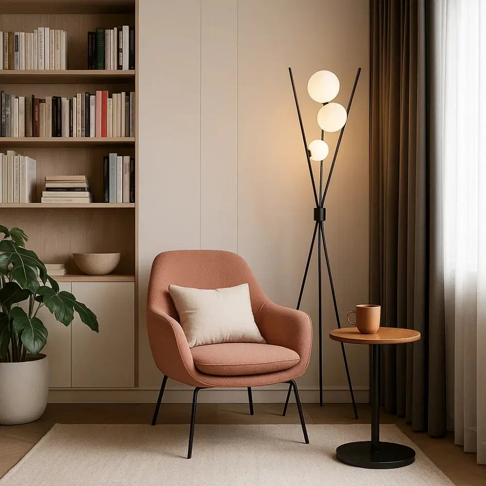 Lampe sur Pied ou de Chevet Design Sculptural LED | Triadys