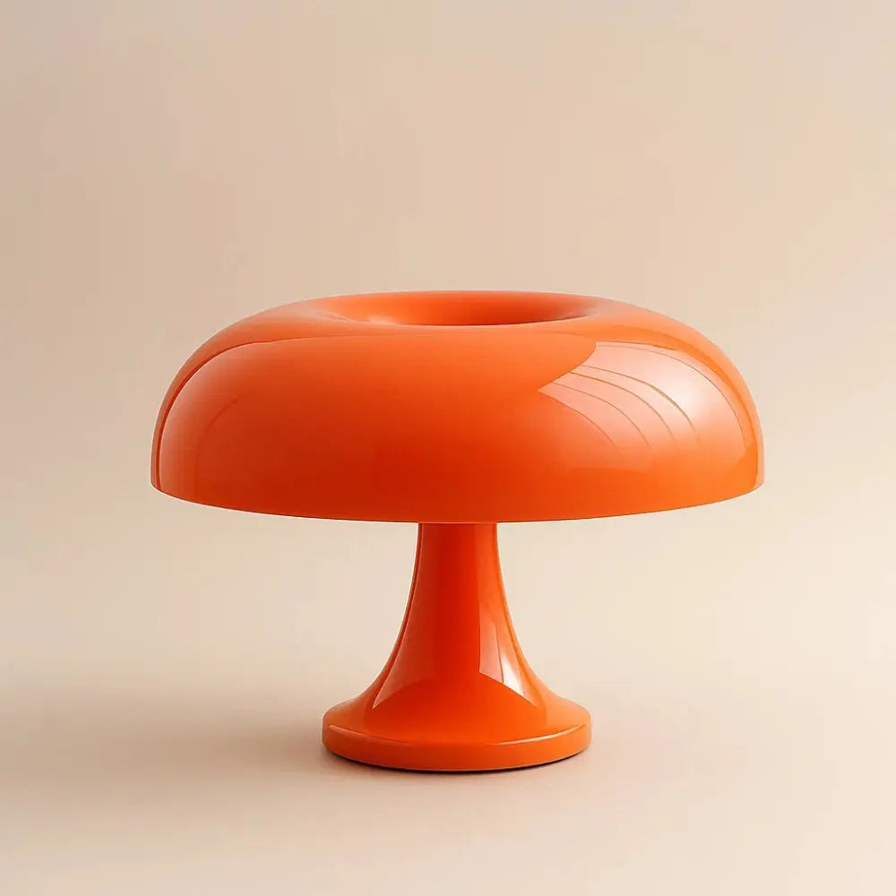 Lampe Champignon Orange LED Réglable Style Rétro | Orla