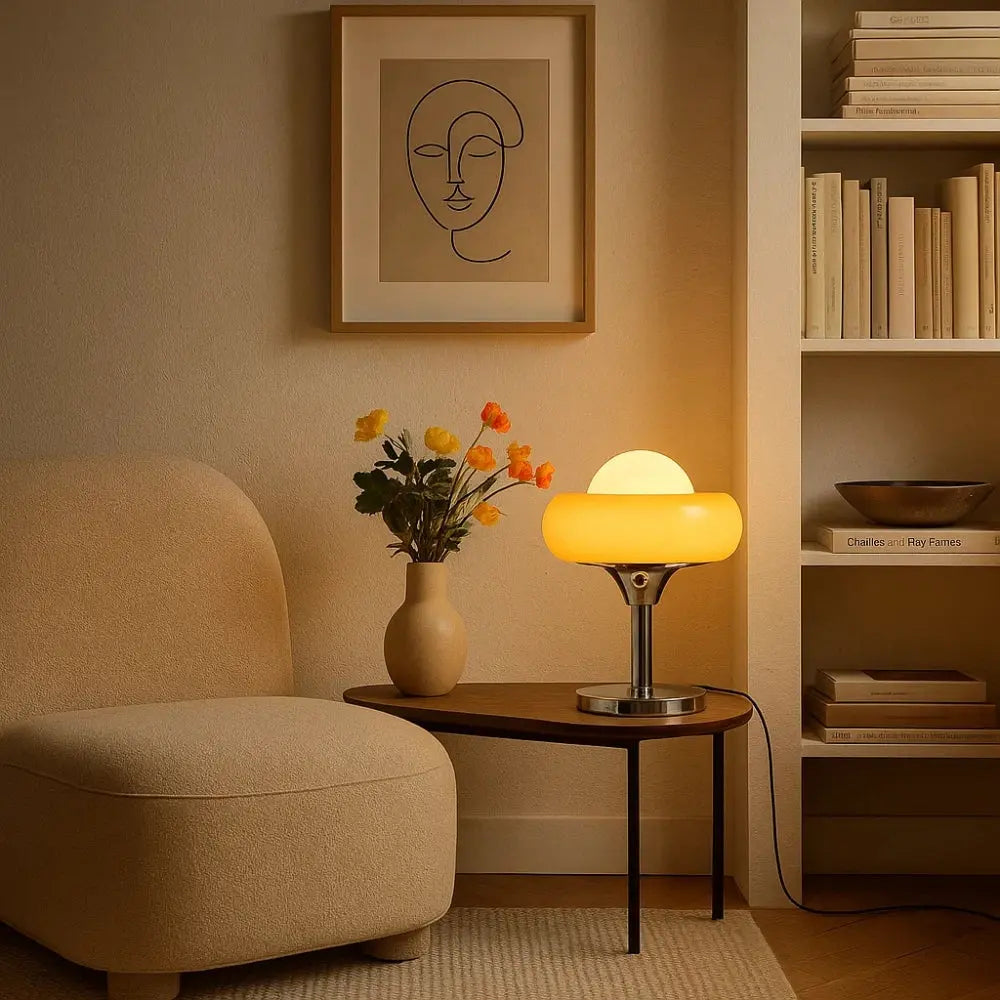 Lampe De Table Vintage - Couleurs Bauhaus Ludiques | Bauvesta