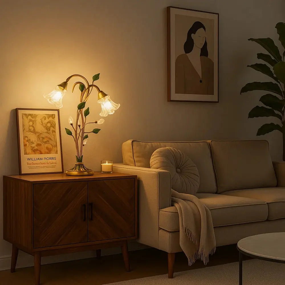 Lampe Fleur - Fleur Cristal Vintage | Floréline