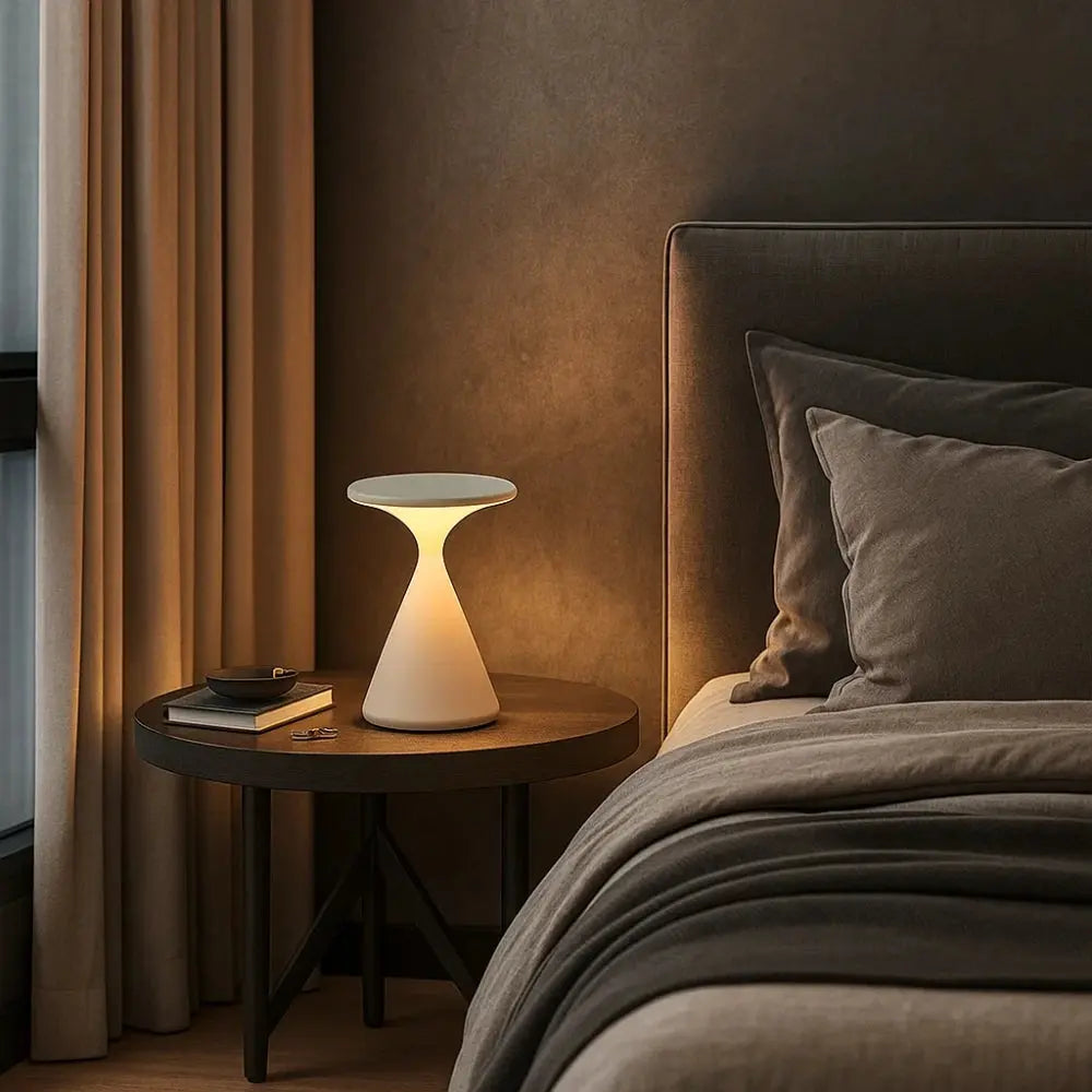 Lampe De Table Led Sans Fil - Sablier Lumière Nomade | Aerisya