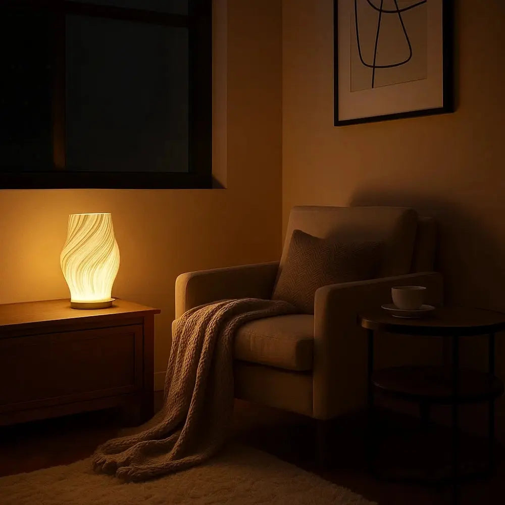 Lampes De Table - Vague Sculpturale Lumineuse | Ondelys