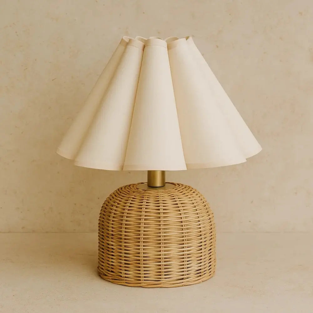 Lampe de Chevet en Rotin - Ambiance Bohème | Solana