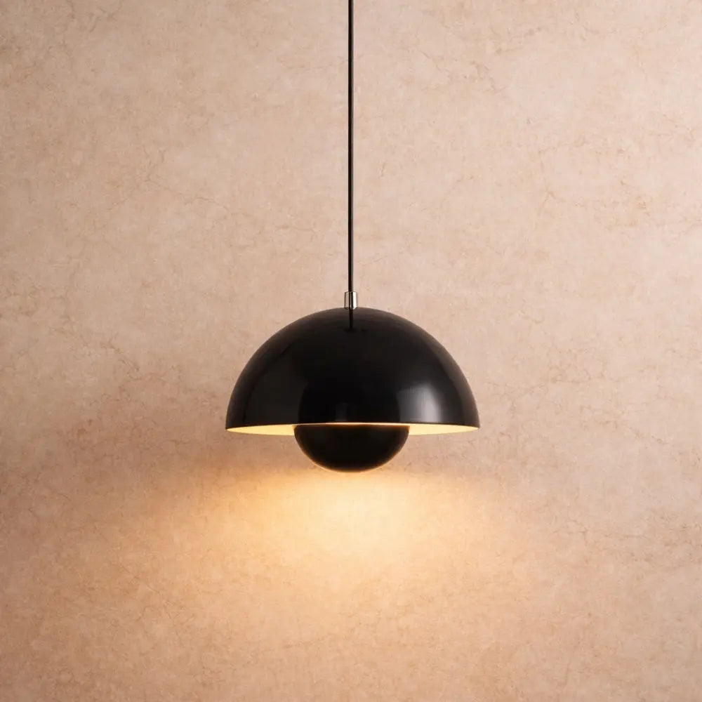 Suspension Demi-Lune LED Métal Coloré | Ligne Nordique Minimaliste