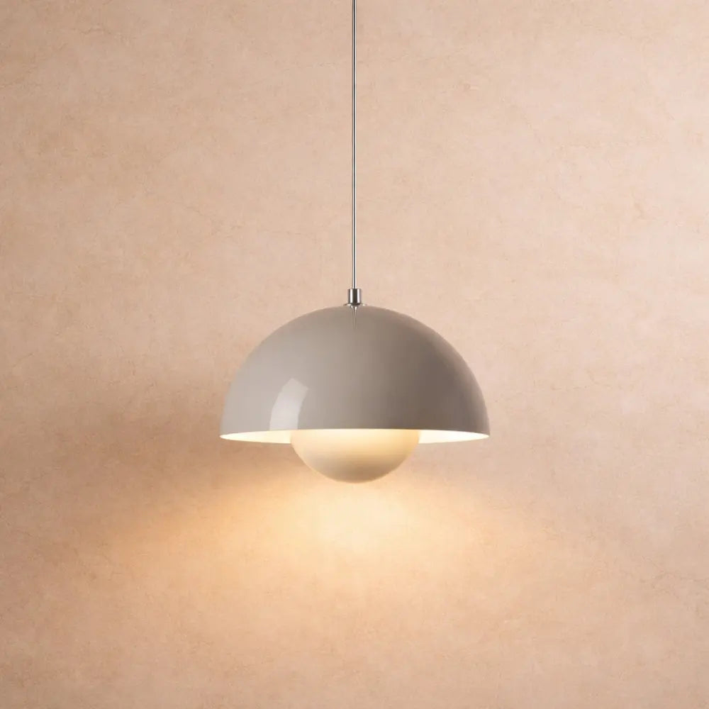 Suspension Demi-Lune LED Métal Coloré | Ligne Nordique Minimaliste