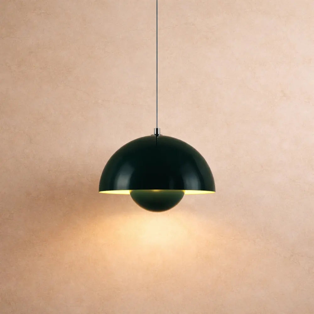 Suspension Demi-Lune LED Métal Coloré | Ligne Nordique Minimaliste