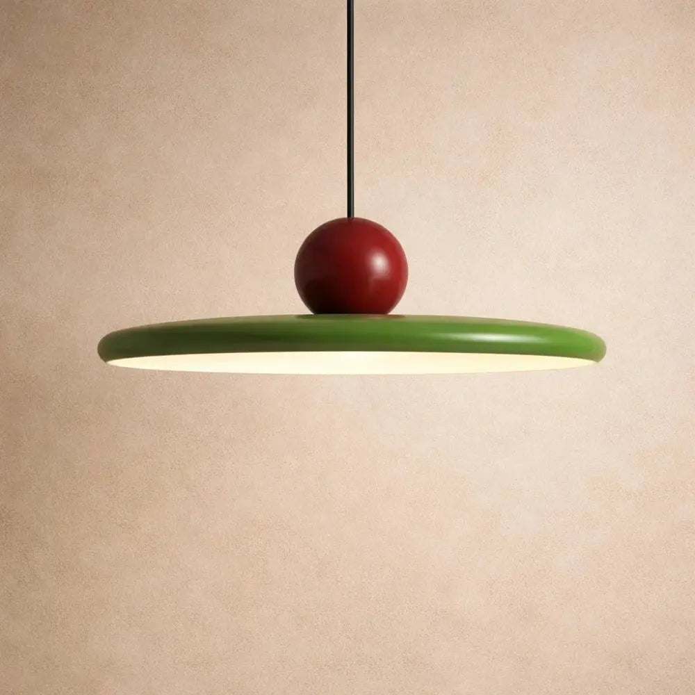 Suspension Industrielle Disque Laqué Bauhaus | Doryn