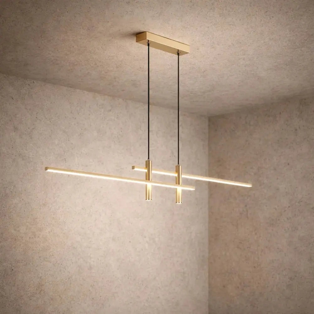 Suspension Salle à Manger Métal Ligne LED | Arvion