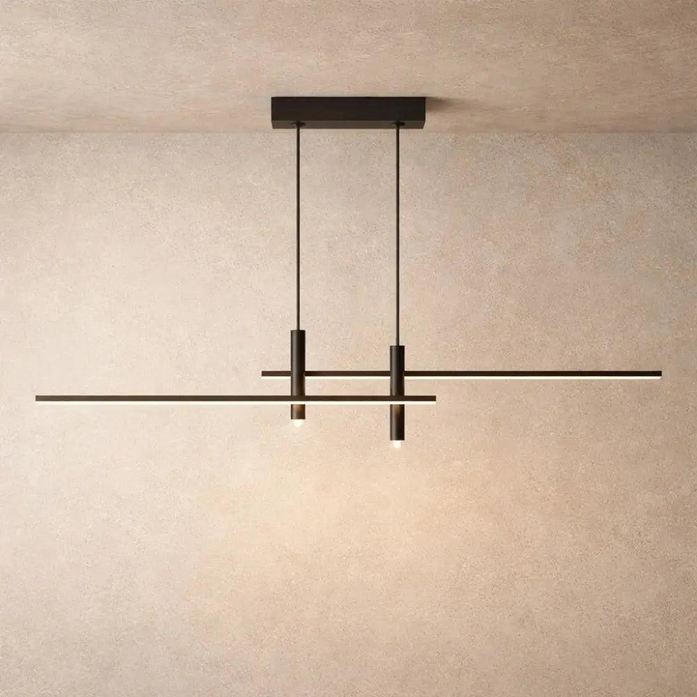 Suspension Salle à Manger Métal Ligne LED | Arvion