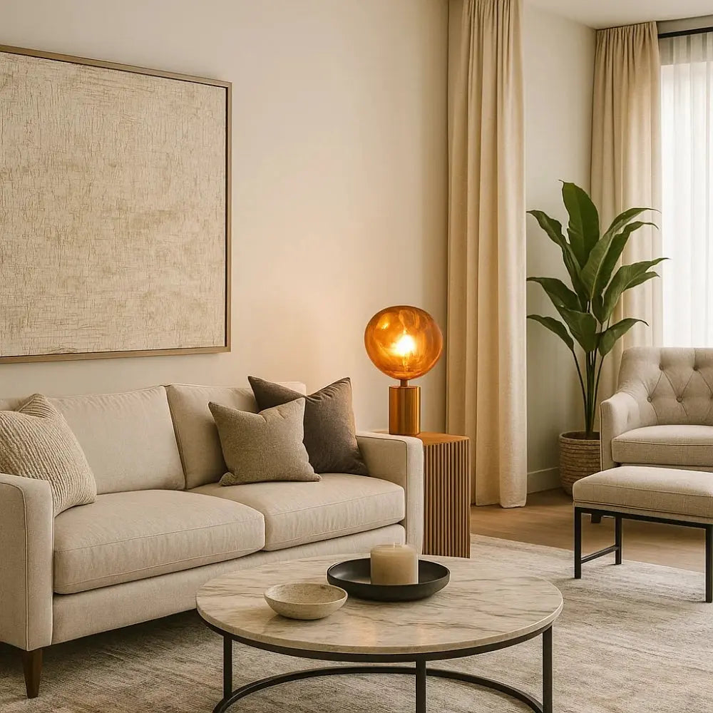 Lampe de Table Sans Fil - Lueur Spatiale | Orionis