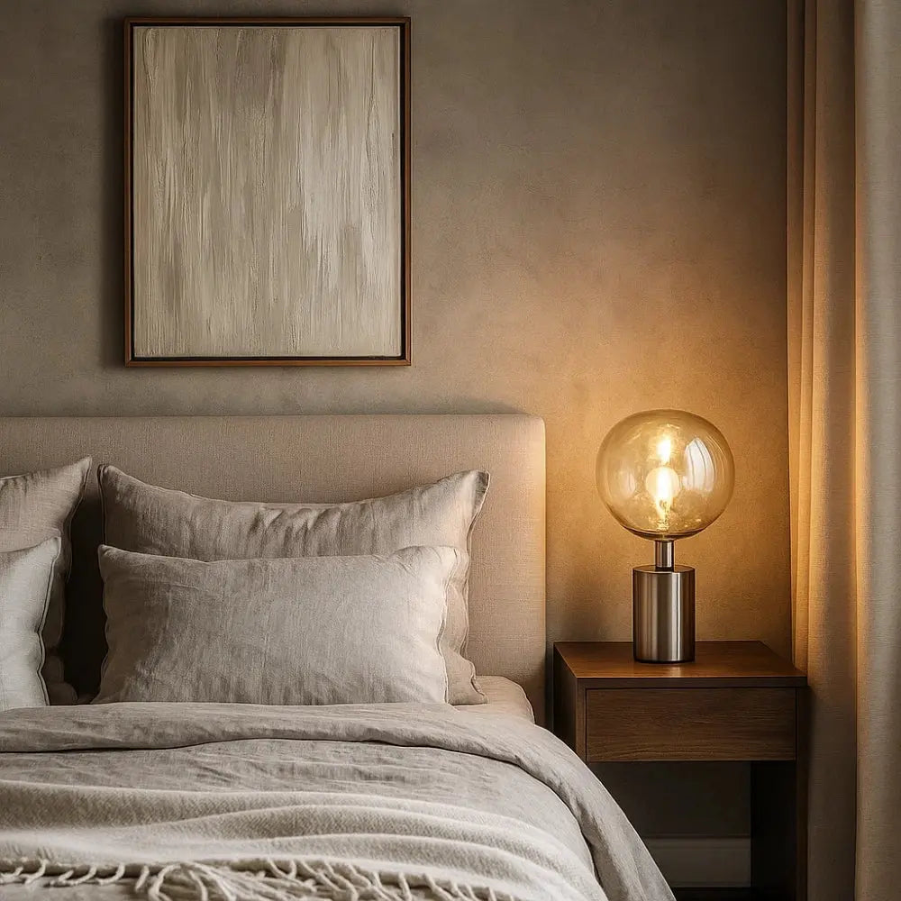 Lampe de Table Sans Fil - Lueur Spatiale | Orionis