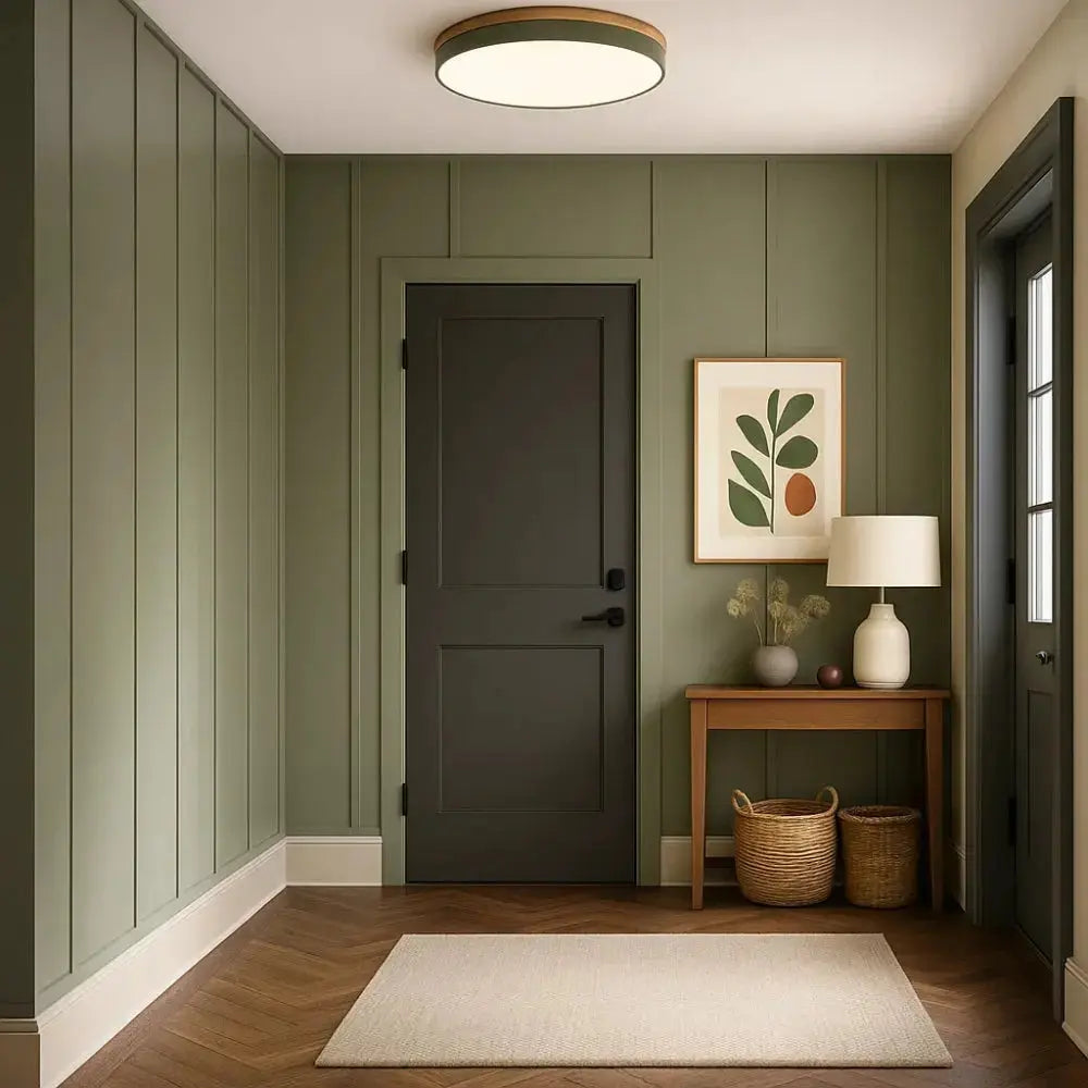 Plafonnier LED – Halo Bois Naturel | Oakelyn