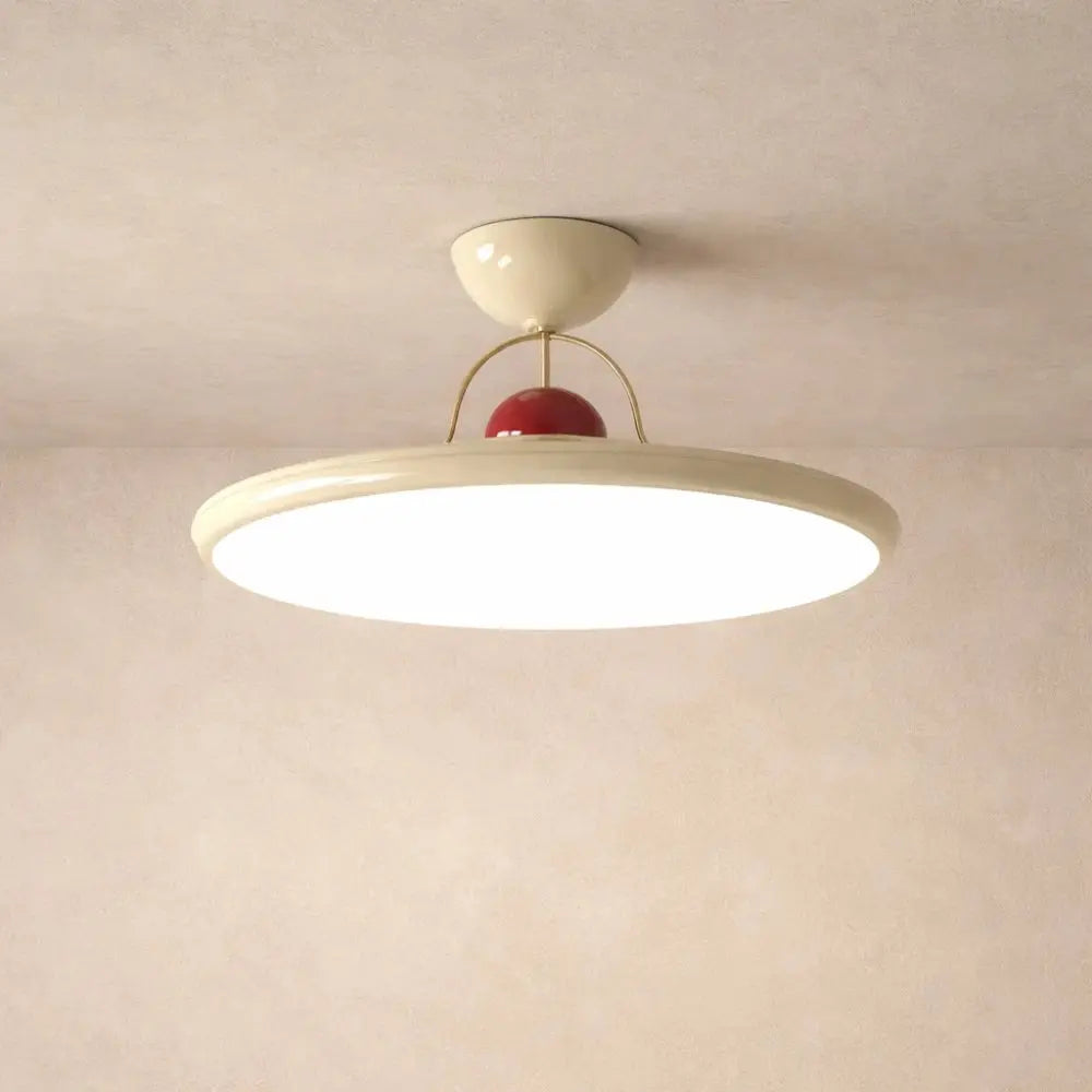 Plafonnier LED pour Salon - Halo Contemporain Doux | Solynor