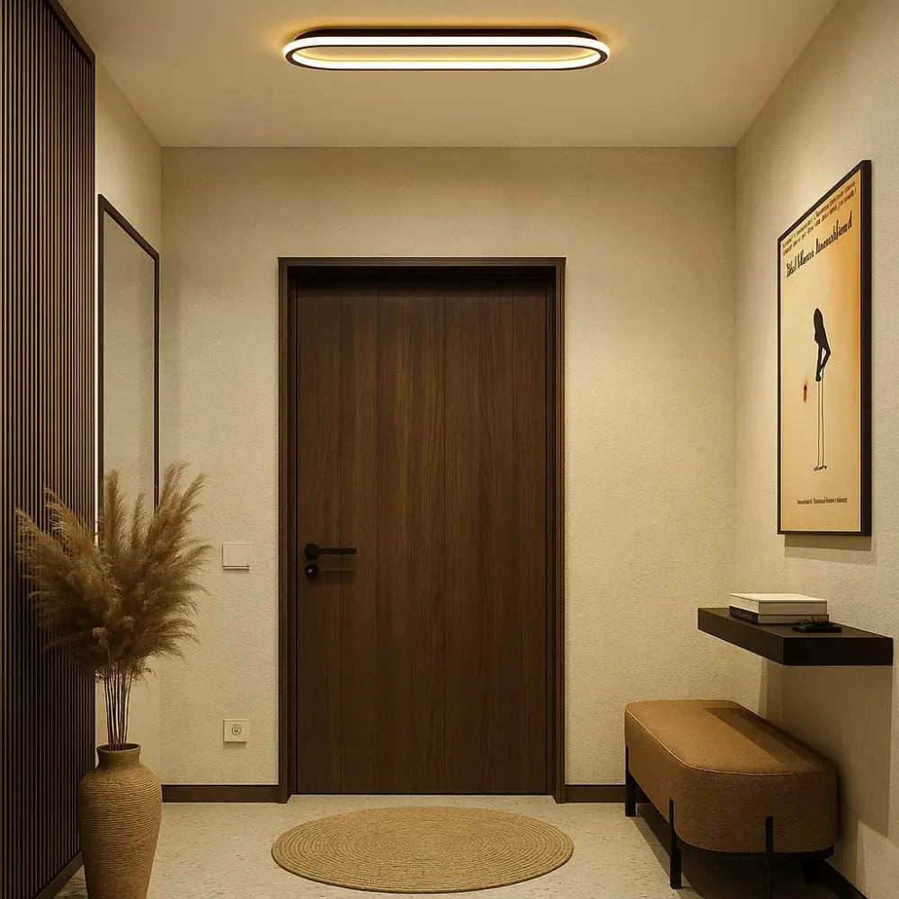 Plafonnier À Led - Ligne Lumineuse Contemporaine | Lynéor