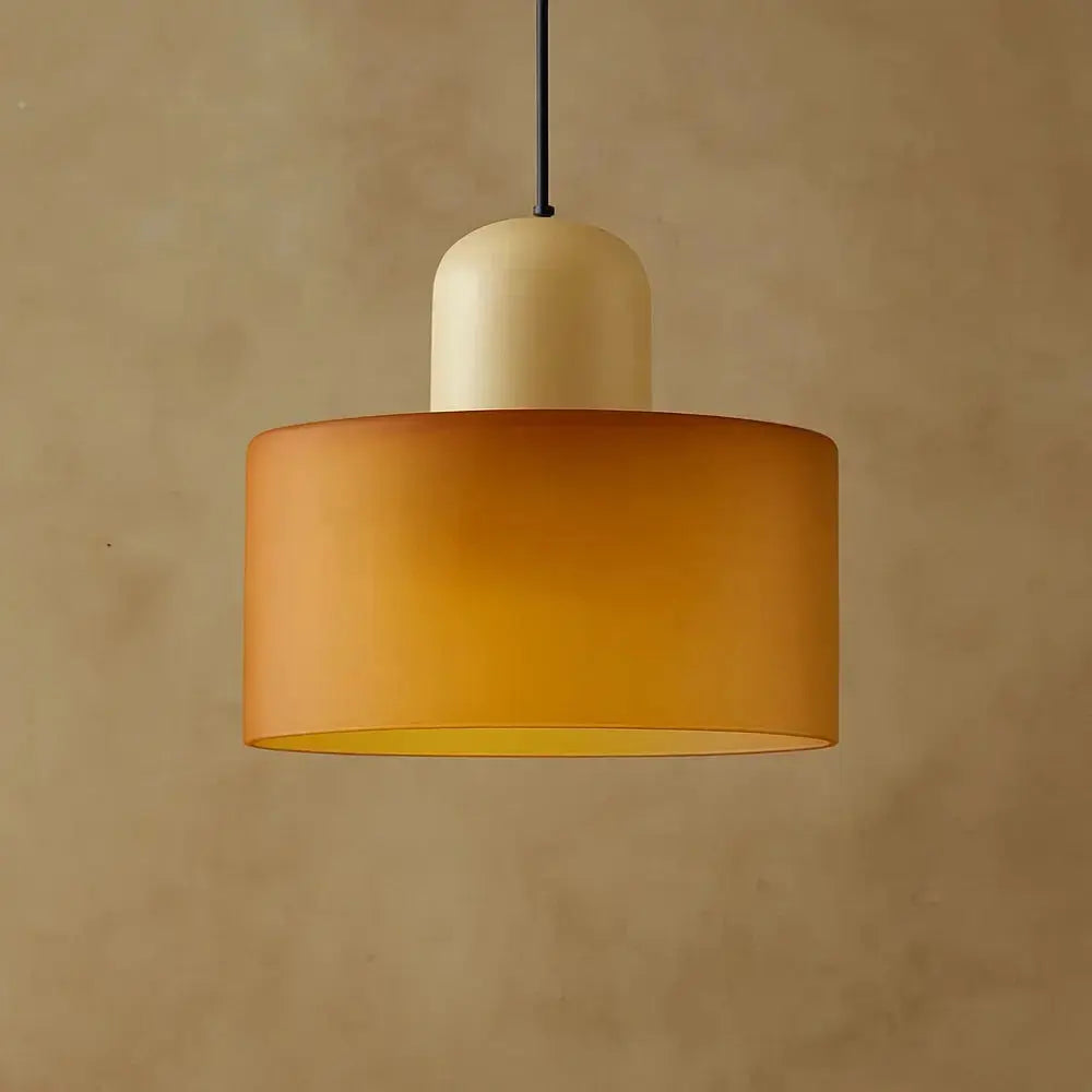 Suspension Verre Coloré Éclat Élégant Métal | Veridia
