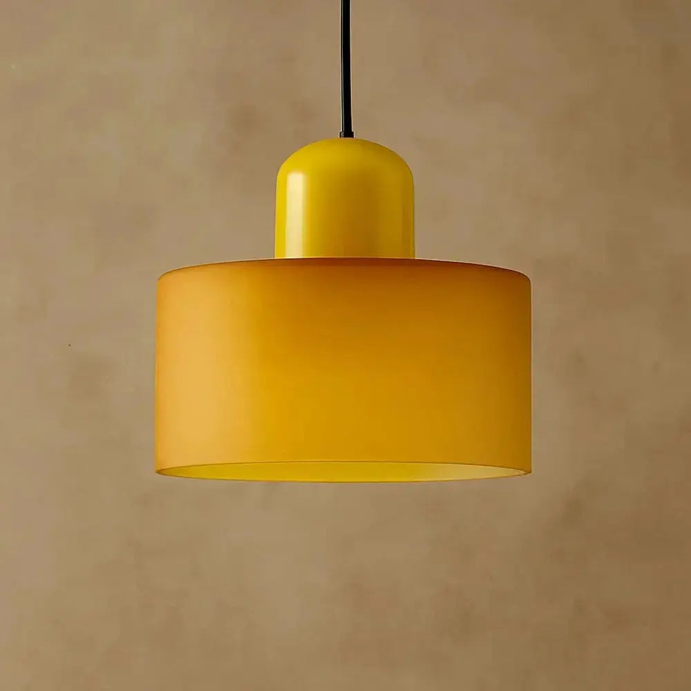 Suspension Verre Coloré Éclat Élégant Métal | Veridia