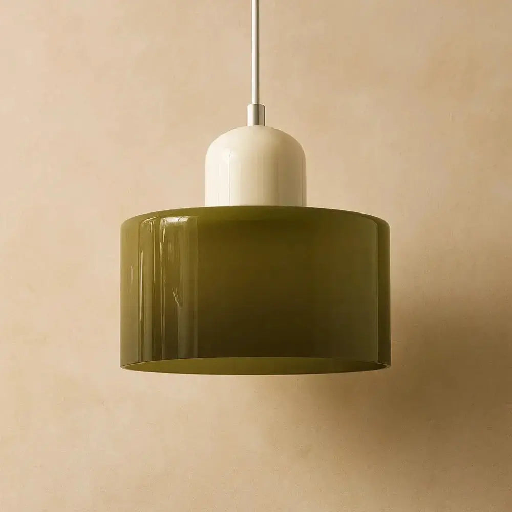 Suspension Verre Coloré Éclat Élégant Métal | Veridia