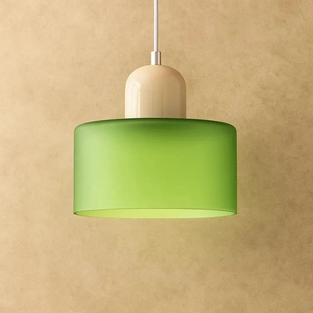 Suspension Verre Coloré Éclat Élégant Métal | Veridia