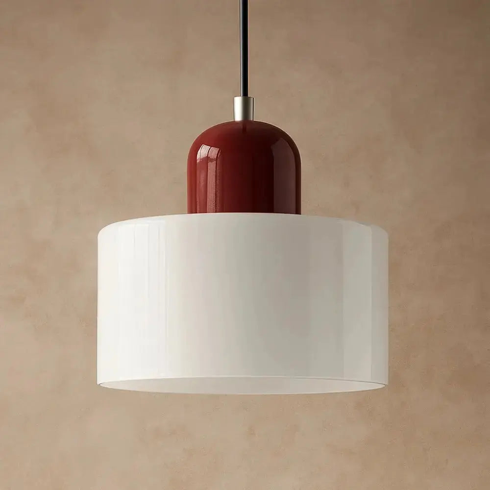 Suspension Verre Coloré Éclat Élégant Métal | Veridia