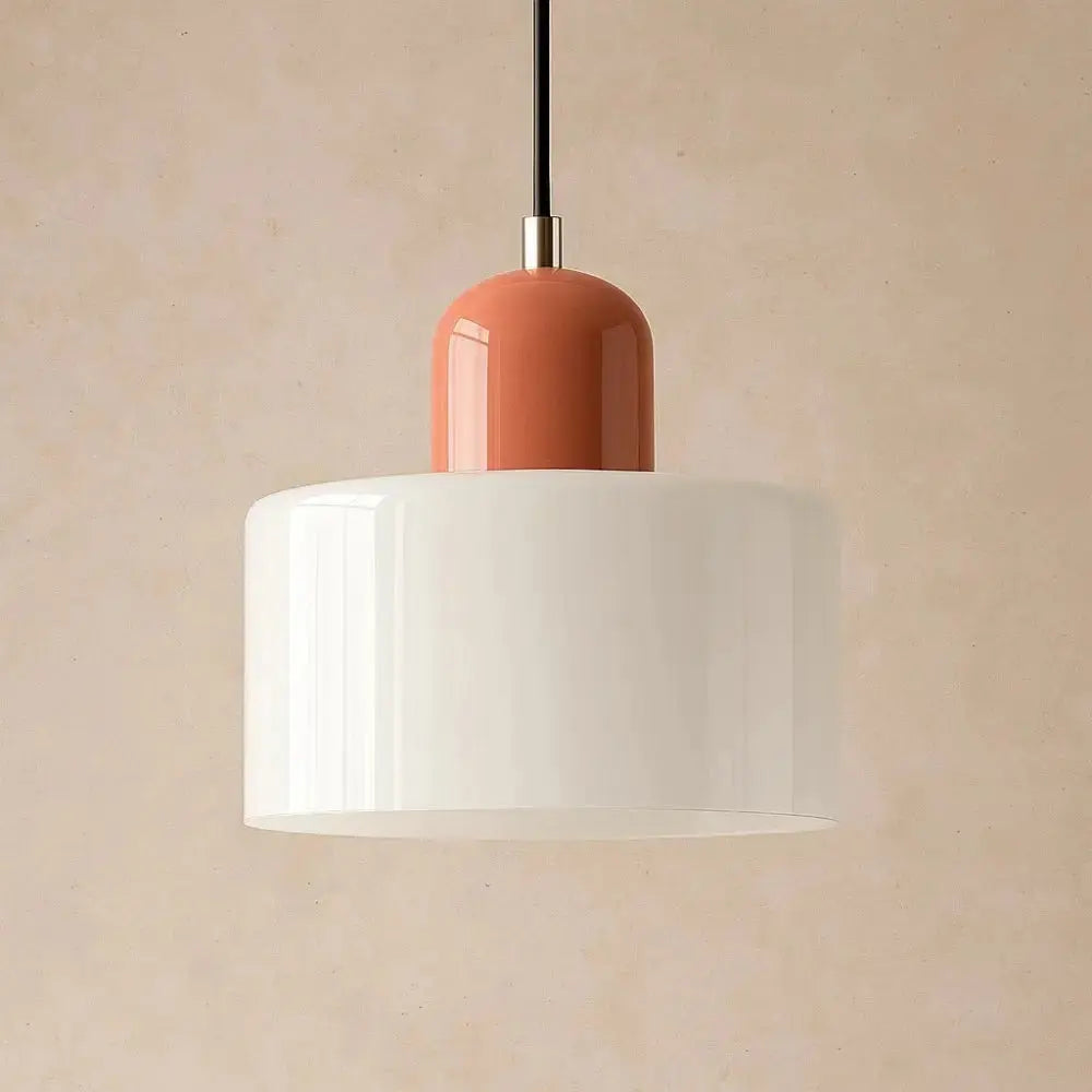 Suspension Verre Coloré Éclat Élégant Métal | Veridia