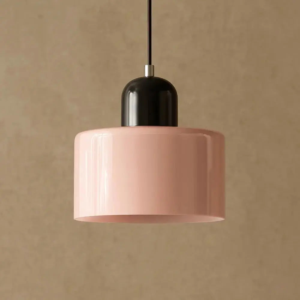 Suspension Verre Coloré Éclat Élégant Métal | Veridia