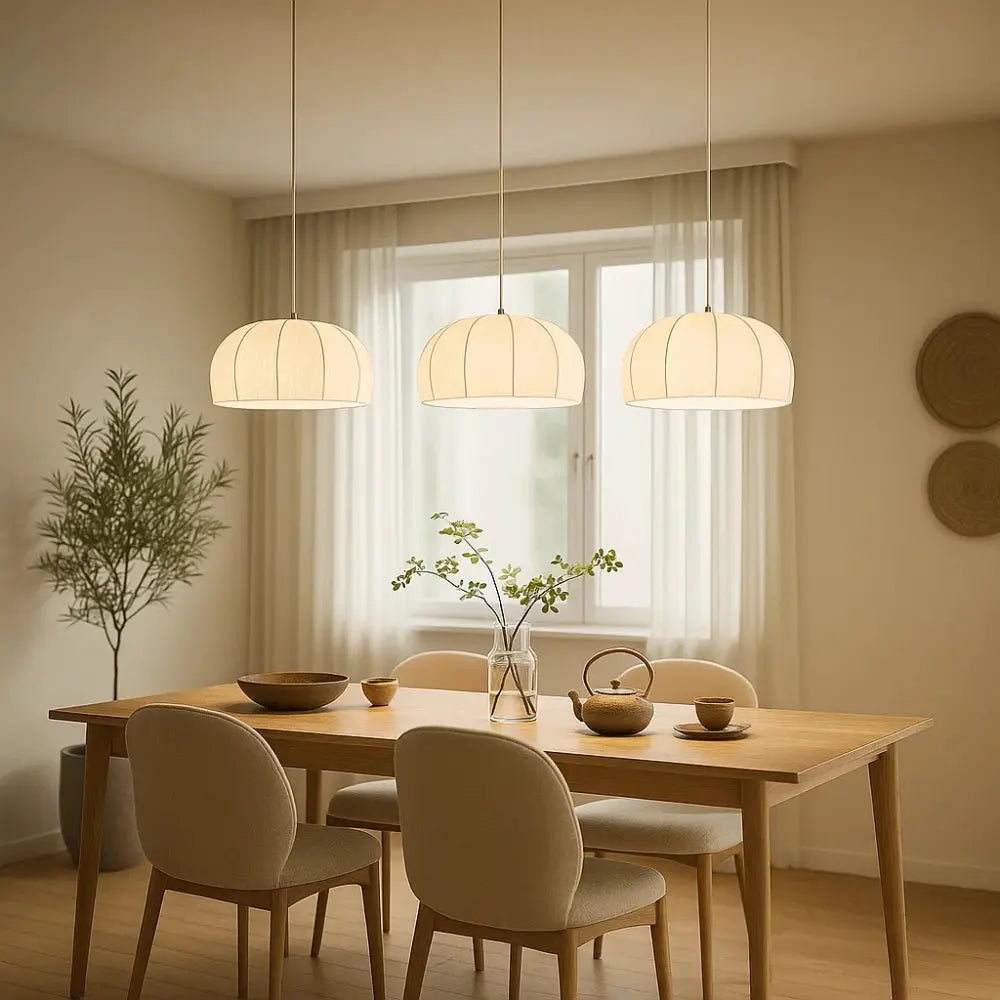 Suspension Blanche en Soie Bohème Halo Doux | Elyndra