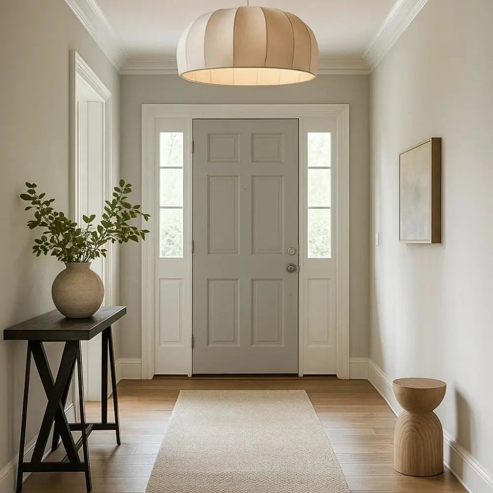 Suspension Blanche en Soie Bohème Halo Doux | Elyndra