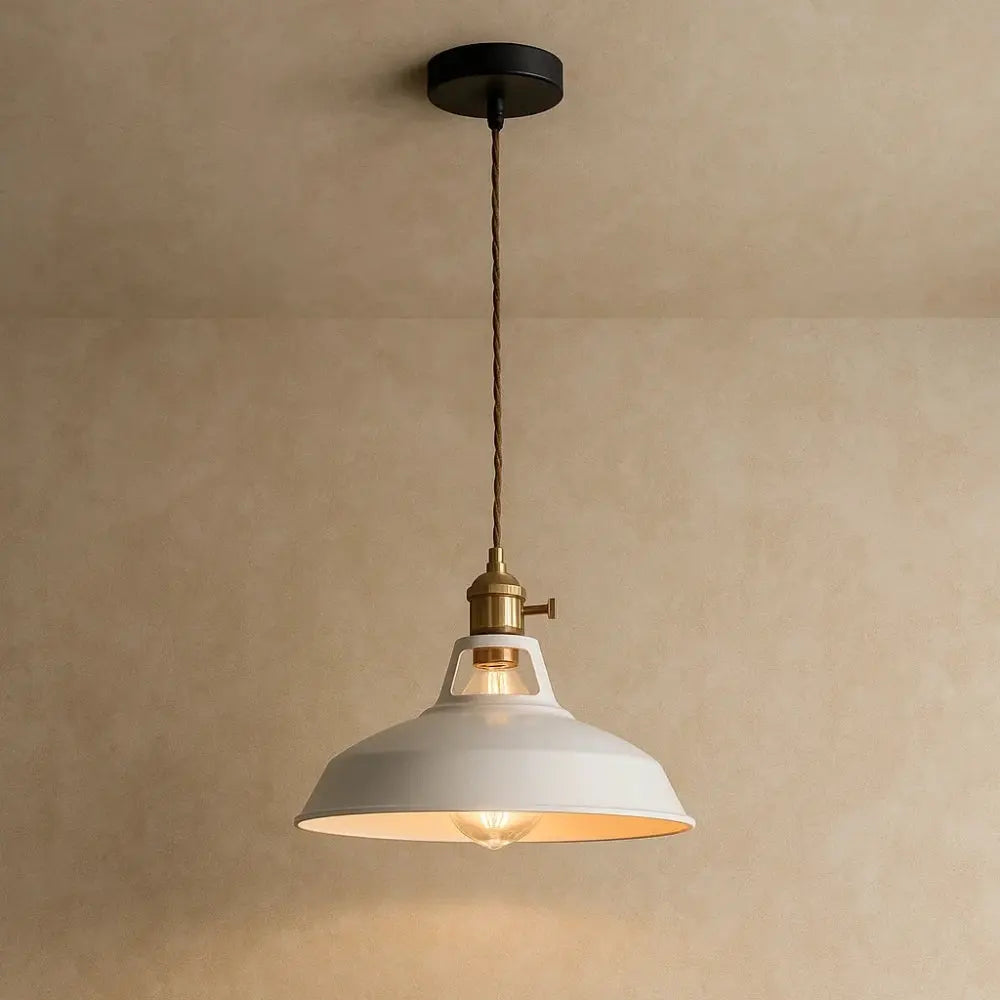 Suspension Industrielle Métal Pastel Rétro E27 | Pastelia