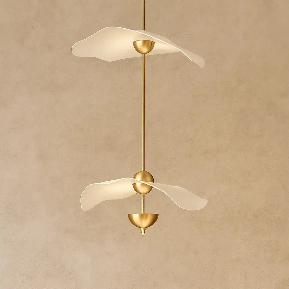 Suspension Design LED Pétales Lotus Acrylique | Lotusara