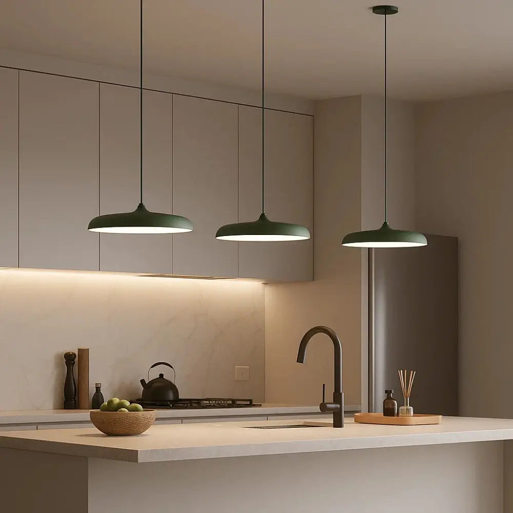 Suspension Industrielle Coupole Aluminium LED Atelier | Ferona